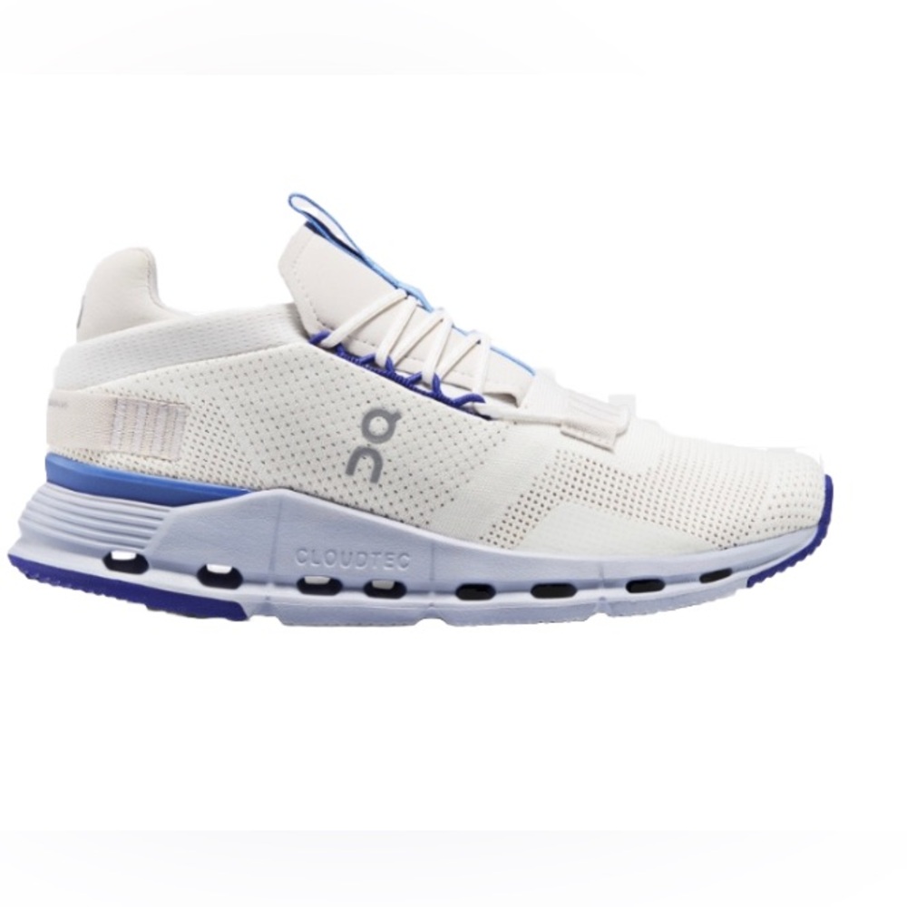 On Running Athletic Shoes - White and Blue